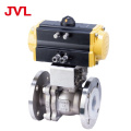 JL Corrosion-resistant fluorine lined pneumatic ball valve